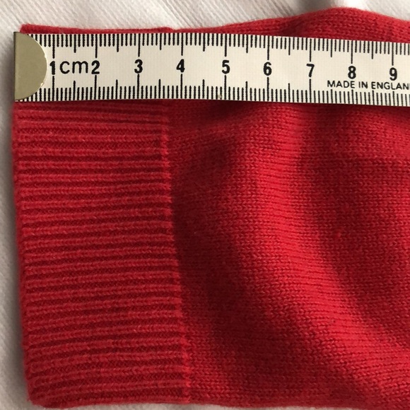 Pure Alfred Sung Red Cardigan with Ruffles! - Picture 13 of 14